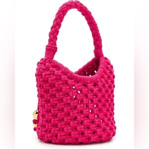 Madewell Braided Rope Pouchette — Watermelon